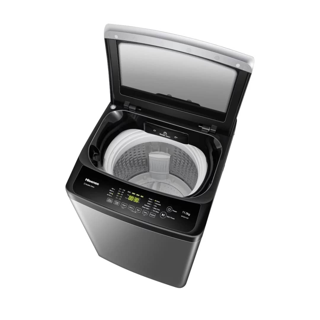MACHINE A LAVER HISENSE 11KG TOP LOAD GRIS WTJA1112T MACHINE A LAVER HISENSE 11KG TOP LOAD GRIS WTJA1112T
