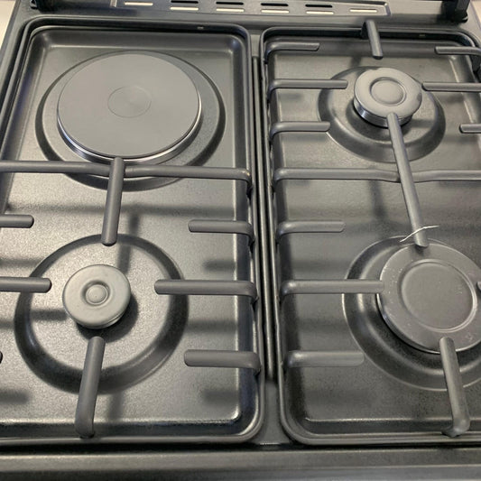 CUISINIERE ENDURO 4FEUX 60X60 3F A GAZ 1F ELECTRIQUE + FOUR A GAZ AFS6031G