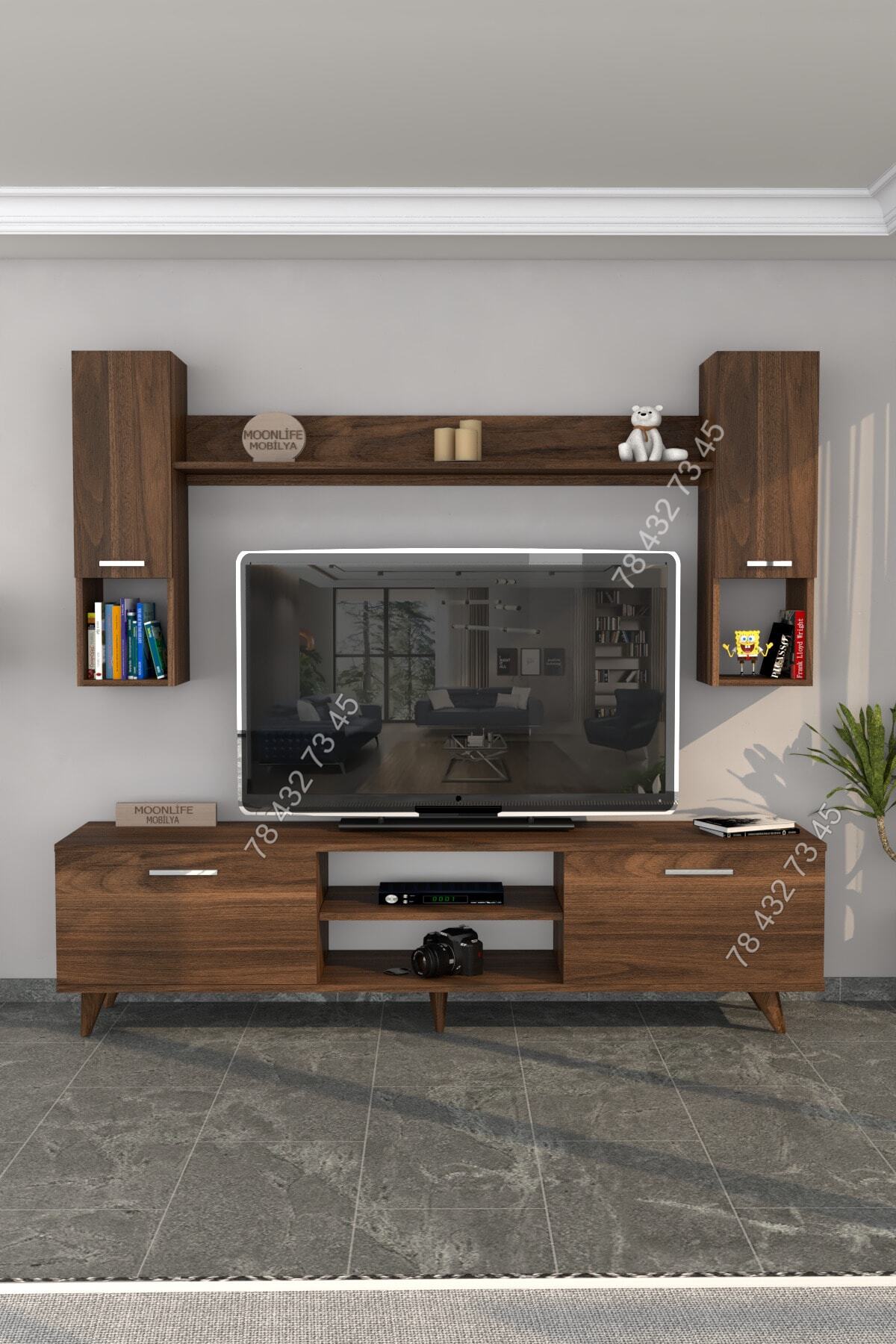 Meuble TV Marron - 1m80 Meuble TV Marron - 1m80