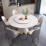 Table A Manger - Marbre - Blanc