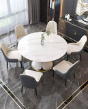 Table A Manger - Marbre - Blanc