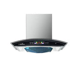 HOTTE DE CUISINE TECHNOLUX 60X60 AVEC SORTIE GRIS NOIR TEC60PYRAMIDE