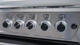 CUISINIERE ELACTRON 5FEUX 90X60 INOX EL6090