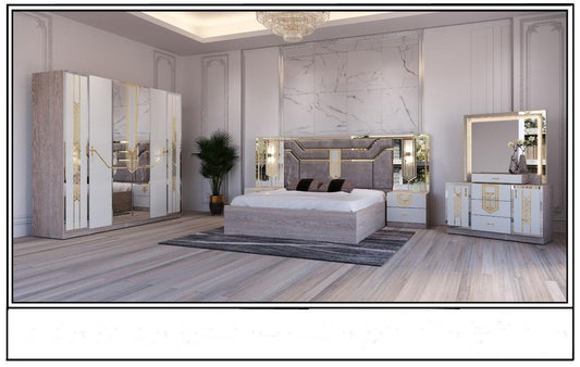 CHAMBRE A COUCHER 6BATTANTS 5PIECES