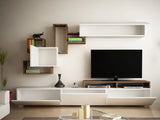 Meuble TV Marron Blanc - 2M10