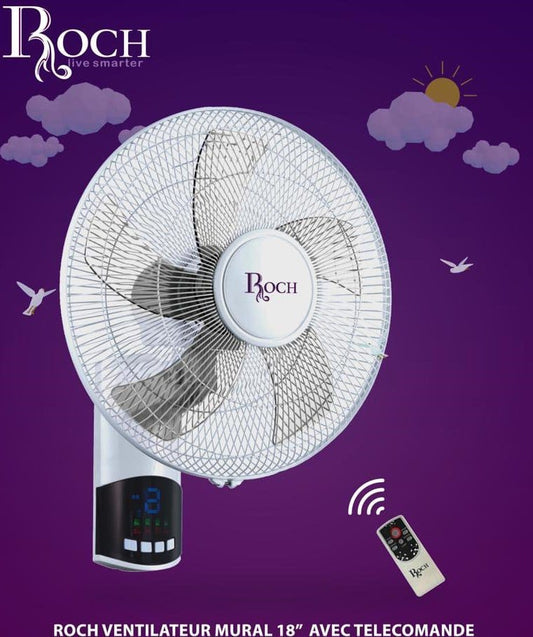 VENTILATEUR ROCH 18" MURAL AVEC COMMANDE 1805