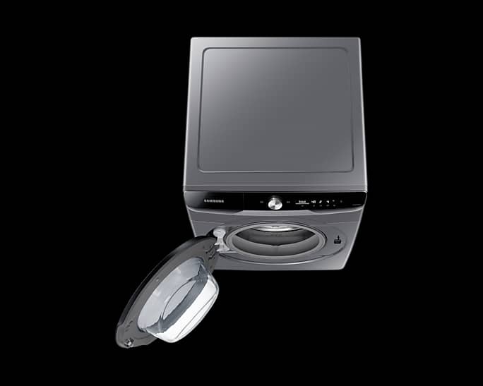 Machine à laver SAMSUNG 17KG/10KG séchage load noir WD17T6300GP/SP