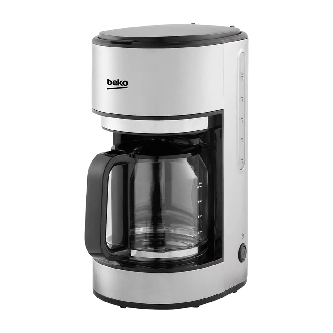 Machine à café BEKO percolateur pour 10 tasses gris CFM6350l