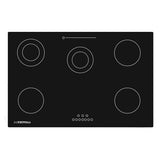PLAQUE TECHNOLUX ENCASTRABLE VITROCERAMIQUE 5FEUX 90X60 TEC5EE