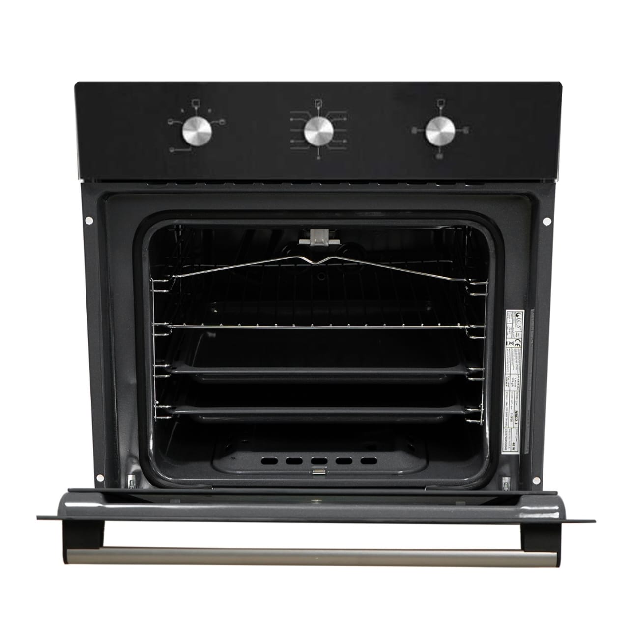 Four LCS encastrable 60X60 à gaz noir NGB2BL