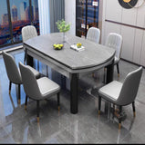 Table A Manger Extensible - Marbre Gris