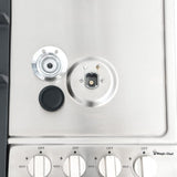 PLAQUE ENCASTRABLE MAGIC CHEF 4FEUX 60X60 A GAZ INOX MCSCTG24S