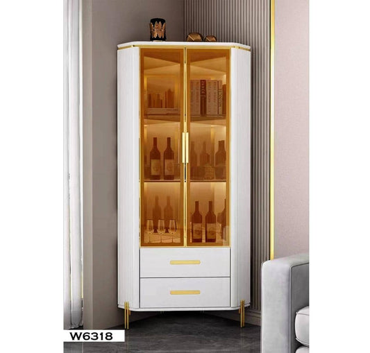 Vaisselier 190X90CM blanc W6318