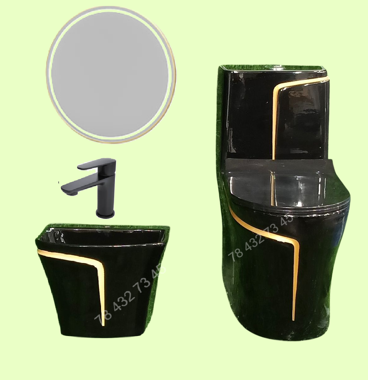 Ensemble Lavabo + Chaise Anglaise