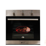 Four LCS encastrable 60X60 à gaz gris NGB2L