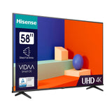 TELEVISEUR HISENSE 58" LED UHD 4K SMART VIDAA 58A6K