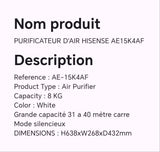 PURIFICATEUR D'AIR HISENSE AE15K4AF