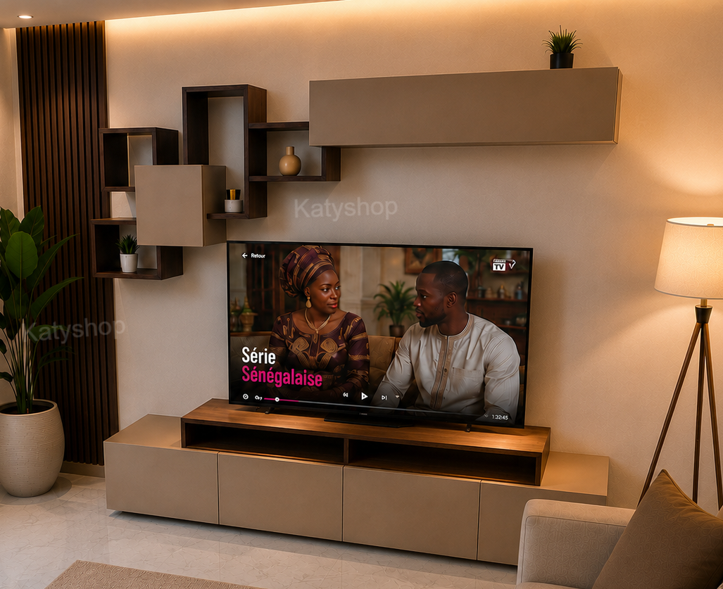 Table TV Moderne 2m40 + Table Basse