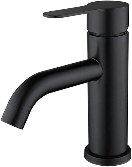 Robinet mitigeur de lavabo haut, robinet carré surélevé pour vasque à poser, robinet d'évier design moderne, robinet de lavabo en laiton pour salle de bain