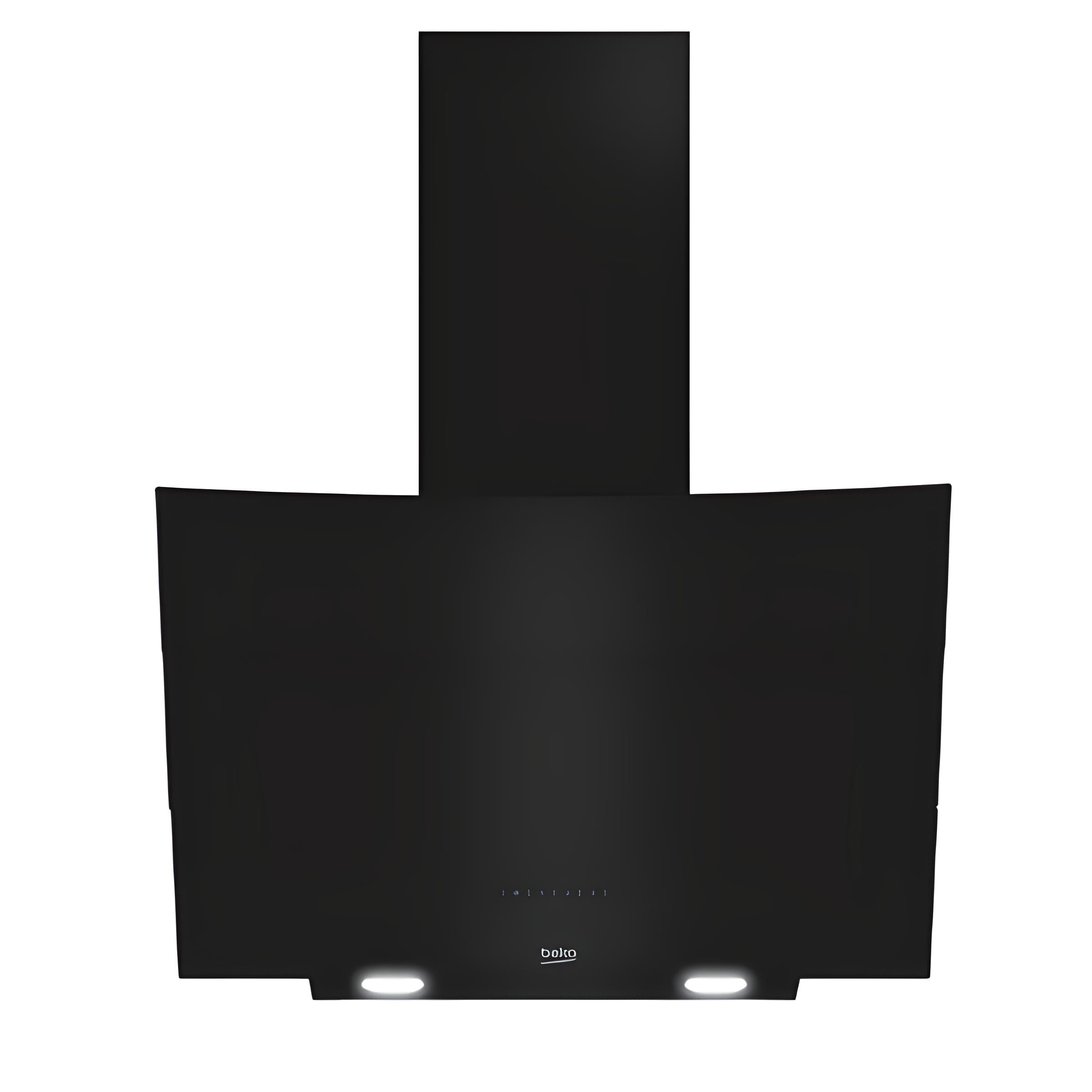 HOTTE DE CUISINE BEKO ASPIRANT DECORANT 60X60 NOIR INCLINE HCA62640BE