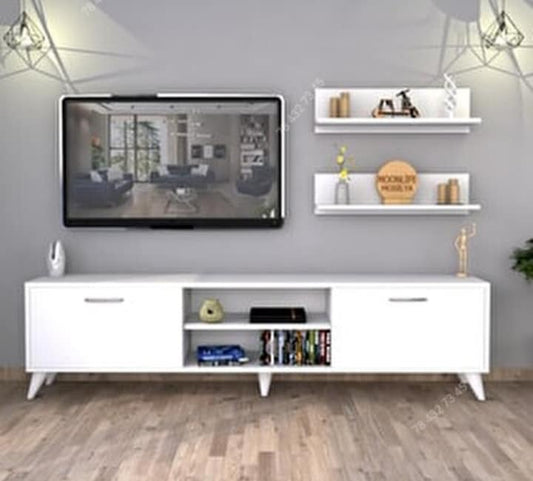 Meuble TV - 1m50 - Blanc