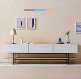 Meuble TV - Marron Blanc
