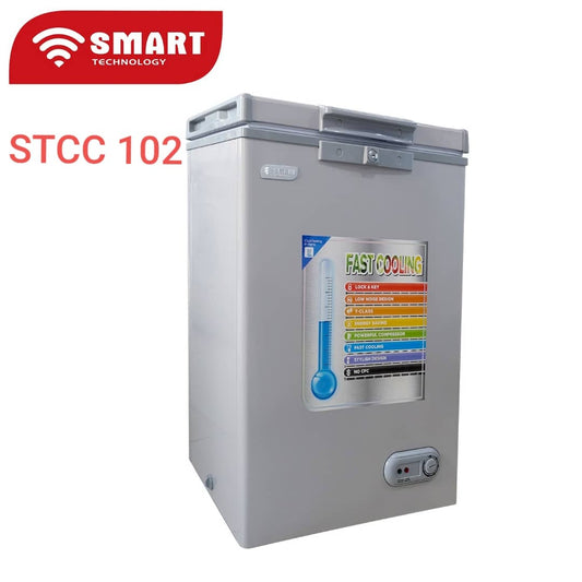 CONGELATEUR SMART TECHNOLOGY HORIZONTAL 102 LITRES GRIS STCC102