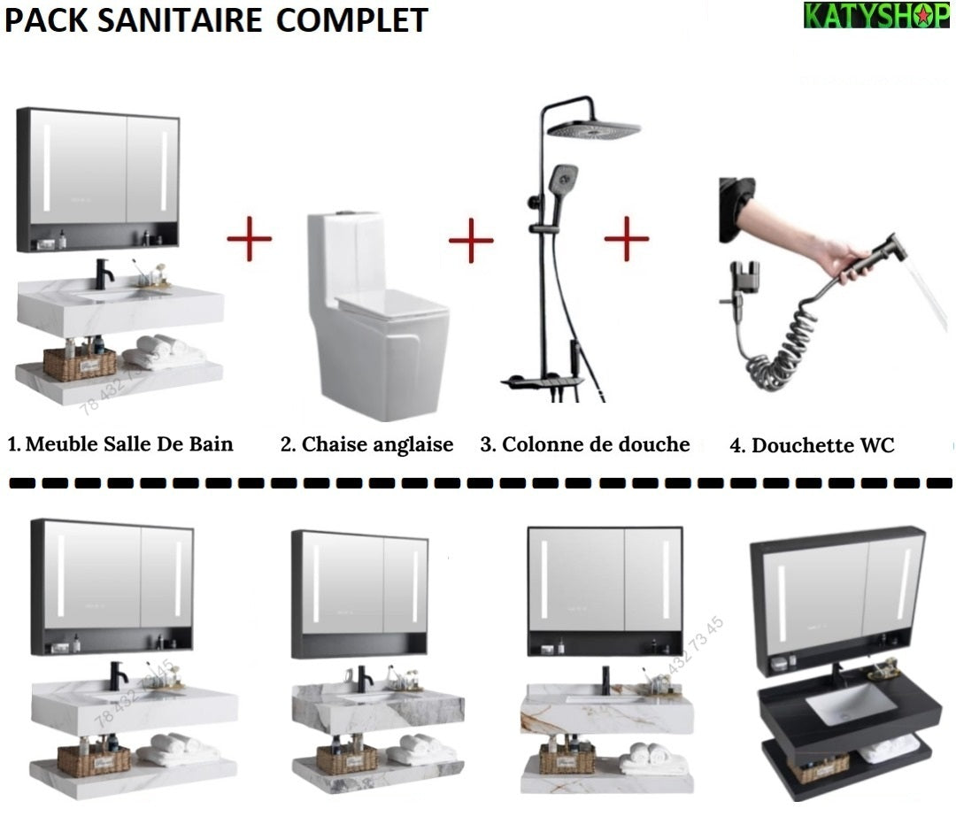Pack sanitaire Complet: Pour votre salle de bain - Toilettes
