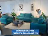 SALON CANAPE 6PLACES COULEUR AU CHOIX VENISE