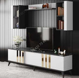 Meuble TV Noir & Blanc - 1m80