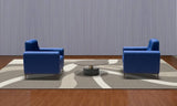 SALON MODERNA 7PLACES TISSU&SIMILI CUIR COULEUR AU CHOIX SDM038
