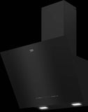 Hotte de cuisine BEKO 60X60 décorative inclinée noir BHCA62442BBH