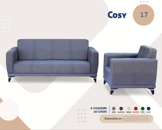SALON CANAPE 7PLACES COULEUR AU CHOIX COSY
