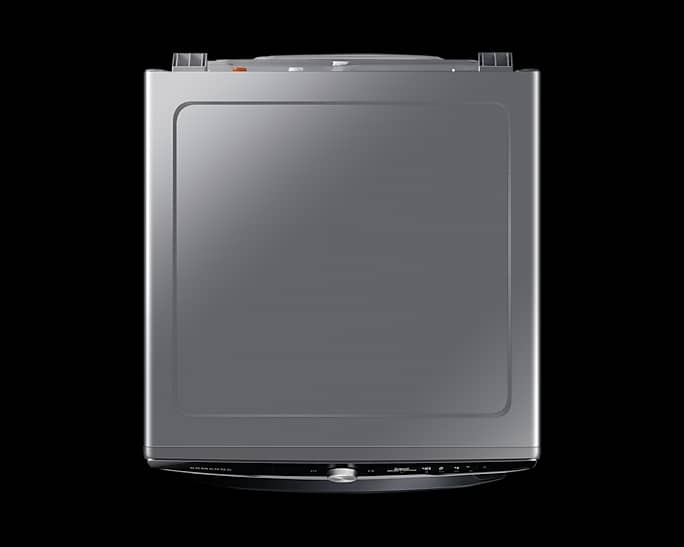 Machine à laver SAMSUNG 17KG/10KG séchage front load noir WD17T6300GP/SP