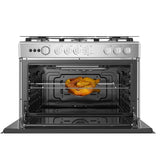 CUISINIERE HISENSE 5FEUX 90X60 A GAZ GRIS HFG90335RX