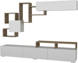 Meuble TV Marron Blanc - 2M10