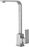 Robinet de cuisine à poser, mitigeur pivotant en acier inoxydable pour évier de cuisine - Robinet Gris