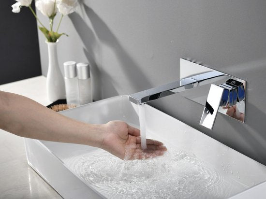 Robinet Mural Mitigueur Pour Salle De Bain - Gris