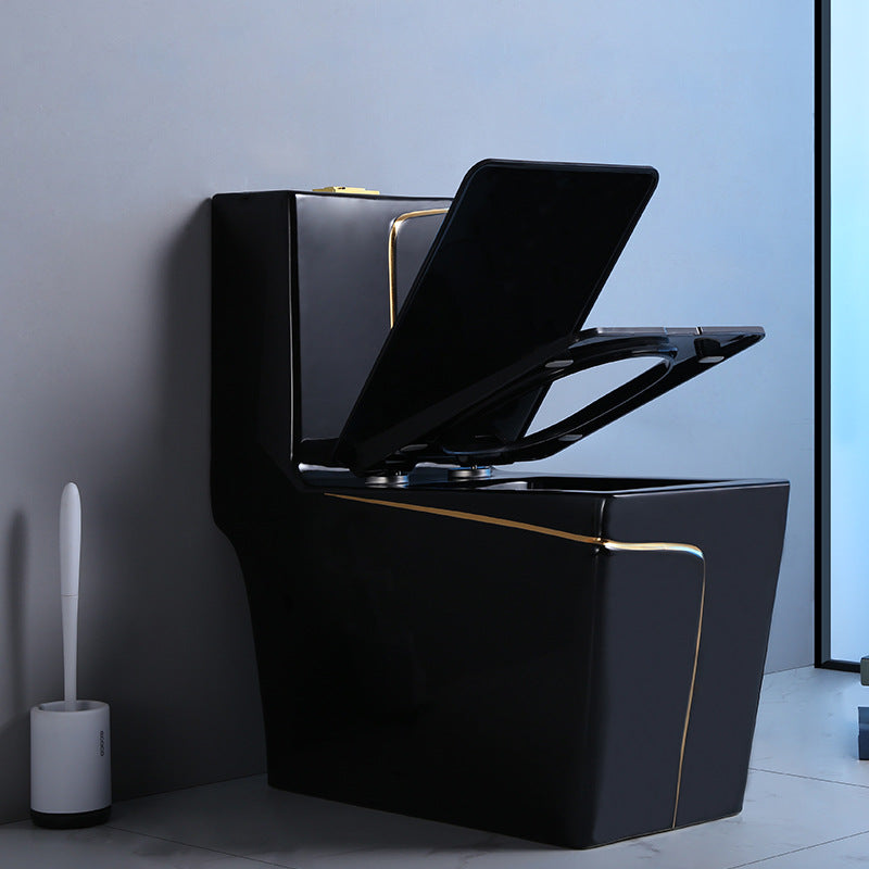Ensemble Lavabo + Chaise Anglaise  - Noir Doré
