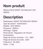 REGULATEUR SMART TECHNOLOGY AVR 5KVA
