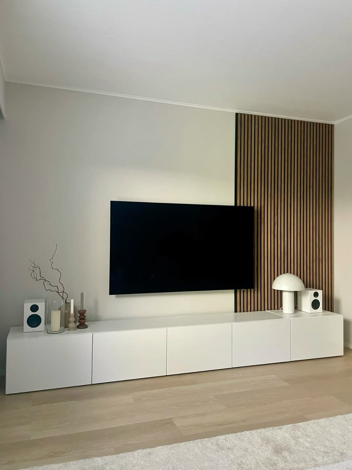 Meuble TV Blanc - 3 Mètres