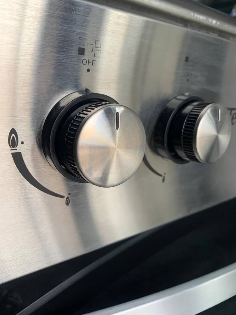 Cuisinière TECHNOLUX 5feux 80X60 à gaz inox TEC80