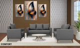 SALON CANAPE 6PLACES COULEUR AU CHOIX CONFORT
