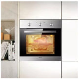 FOUR HISENSE ENCASTRABLE ELECTRIQUE 60X60 NOIR GRIS SS HBO60203