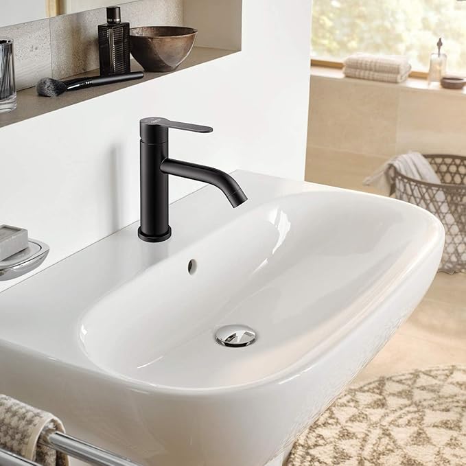 Robinet mitigeur de lavabo haut, robinet carré surélevé pour vasque à poser, robinet d'évier design moderne, robinet de lavabo en laiton pour salle de bain