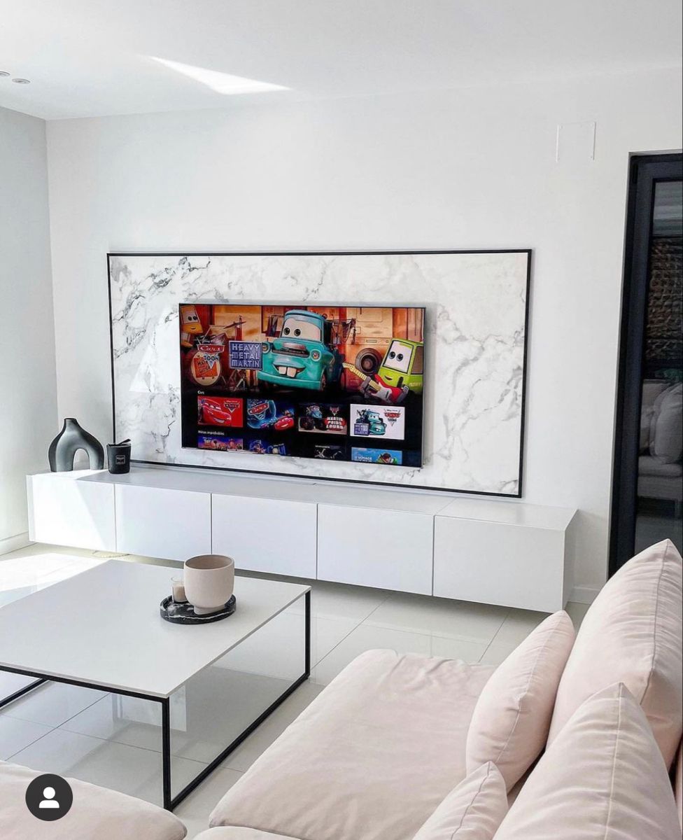 Meuble TV Blanc - 3 Mètres