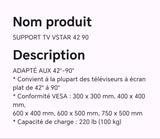SUPPORT TV VSTAR 42 90
