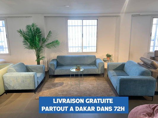 SALON CANAPE 7PLACES COULEUR AU CHOIX CITY