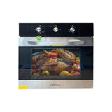 FOUR TECHNOLUX ENCASTRABLE A GAZ NOIR INOX QMG603B00