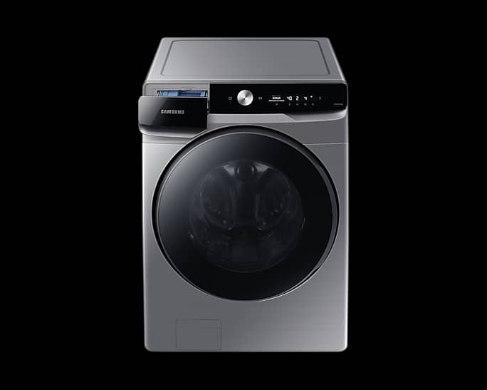 Machine à laver SAMSUNG 17KG/10KG séchage load noir WD17T6300GP/SP